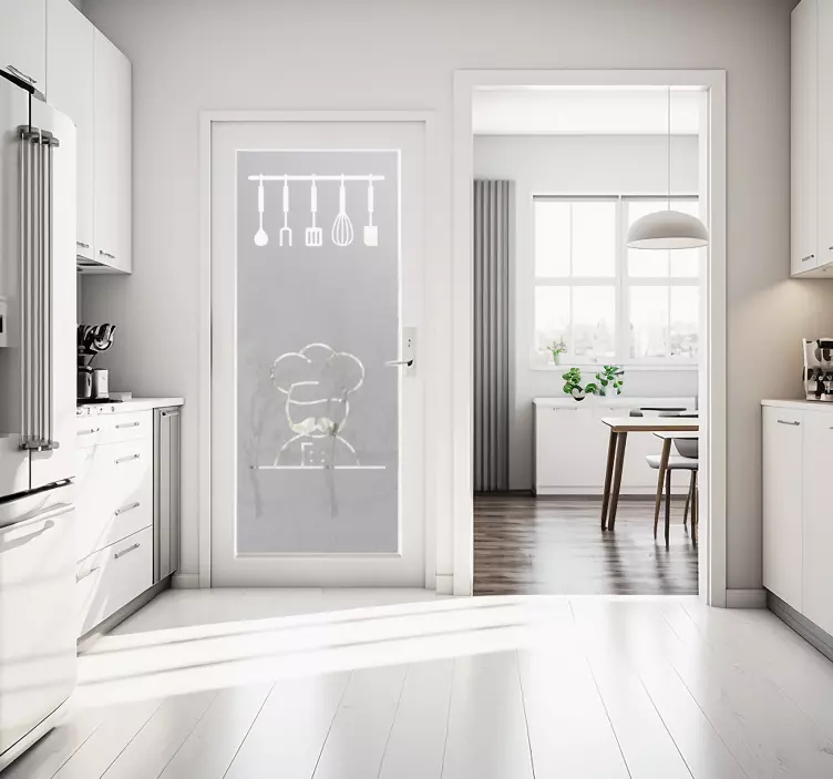 キッチン調理器具ドアステッカー - TENSTICKERS