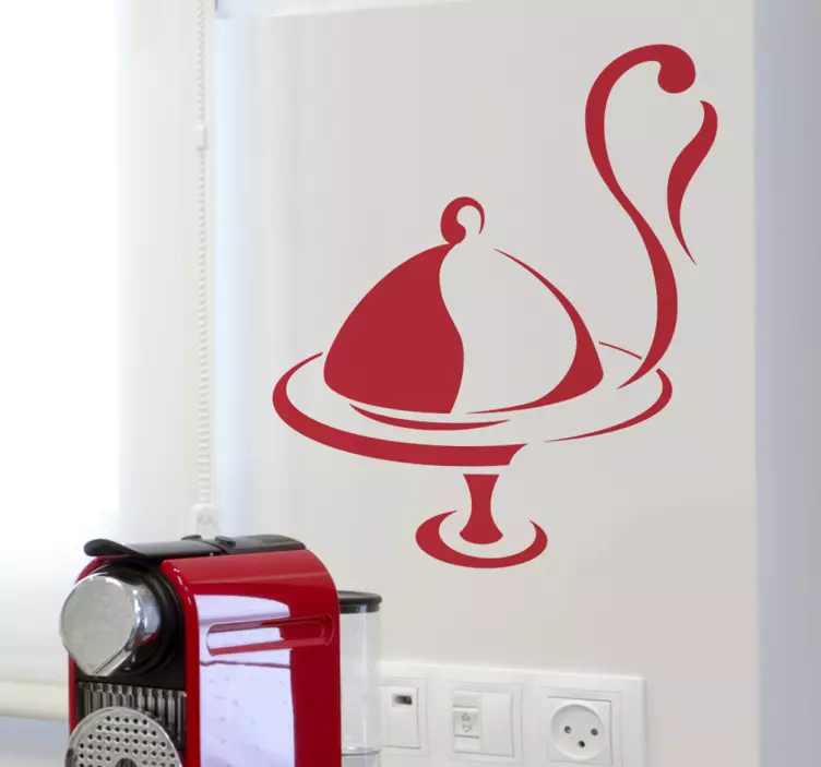 キッチンメニュープレートの家の壁のステッカー - TENSTICKERS