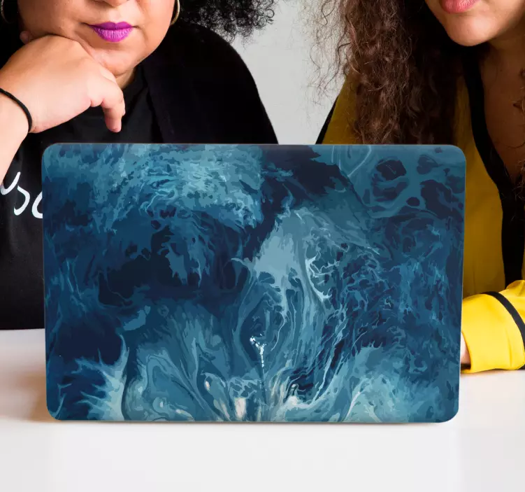 ノートパソコン用スキン 抽象的な流体パターン - TENSTICKERS