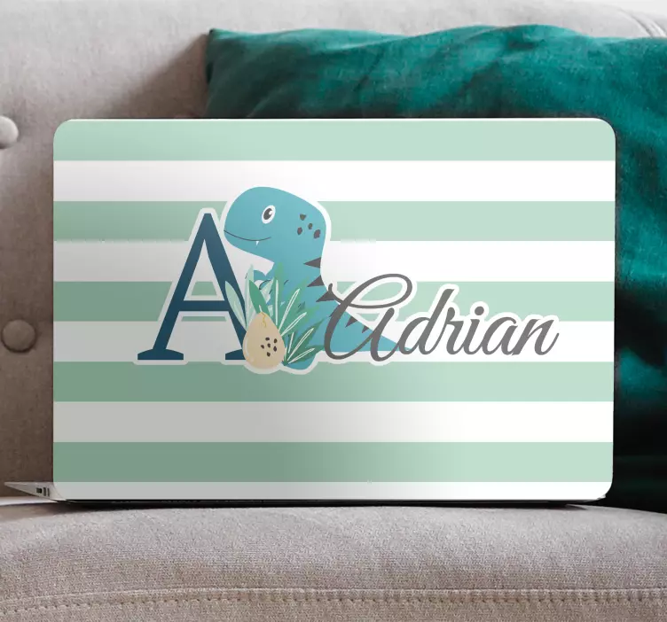 ノートパソコン用スキンかわいい恐竜デザイン - TENSTICKERS