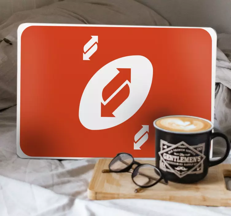 ノートパソコン用スキン ダイナミックな動きのシンボル - TENSTICKERS