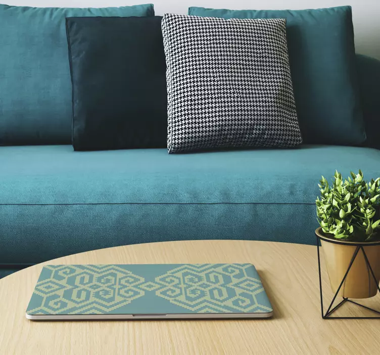 ノートパソコン用スキン幾何学模様オーバーレイ - TENSTICKERS