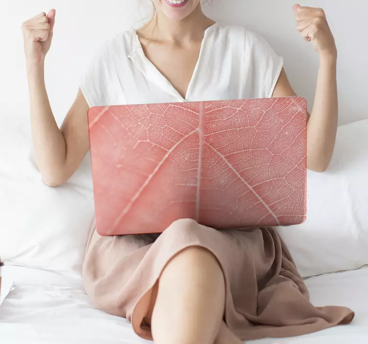 ノートパソコン用スキン 葉の模様の表面 - TENSTICKERS