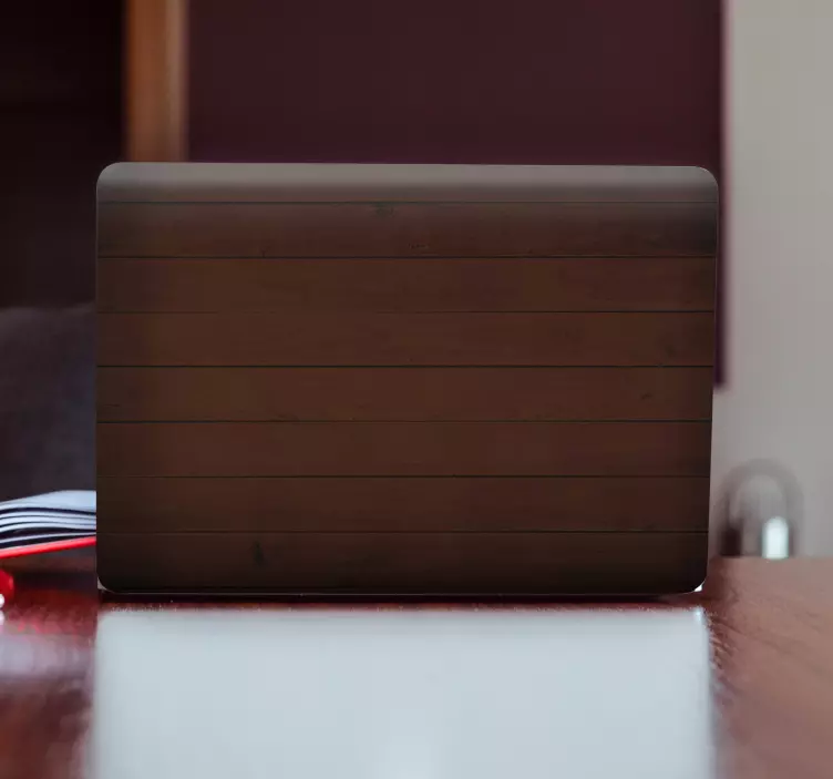 ノートパソコン用スキン 木の板の表面 - TENSTICKERS