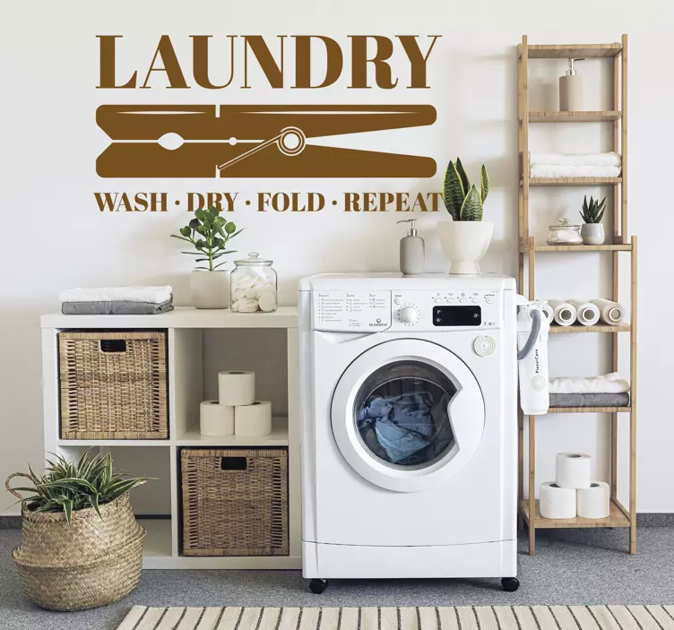 壁用洗濯バサミ引用符ステッカー - TENSTICKERS