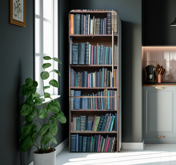 冷蔵庫 シール 図書館の棚図書館の棚　とは - TENSTICKERS