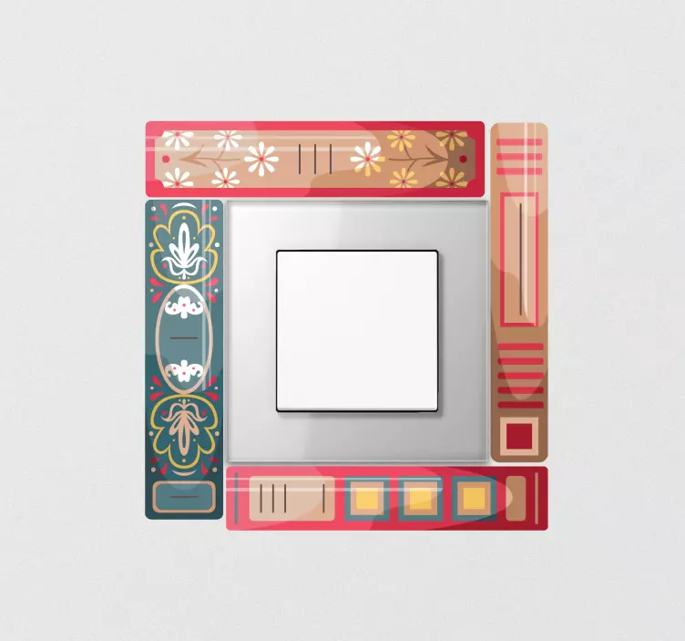 動物 シール 本にテーマを持つデザイン - TENSTICKERS