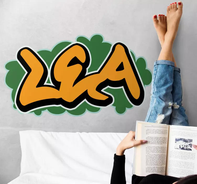 動物 シール カスタマイズ可能な名前アート - TENSTICKERS