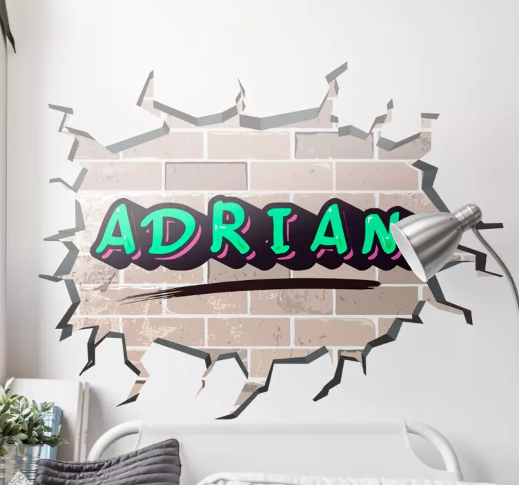 動物 シール カスタマイズ可能な壁のブレーク - TENSTICKERS