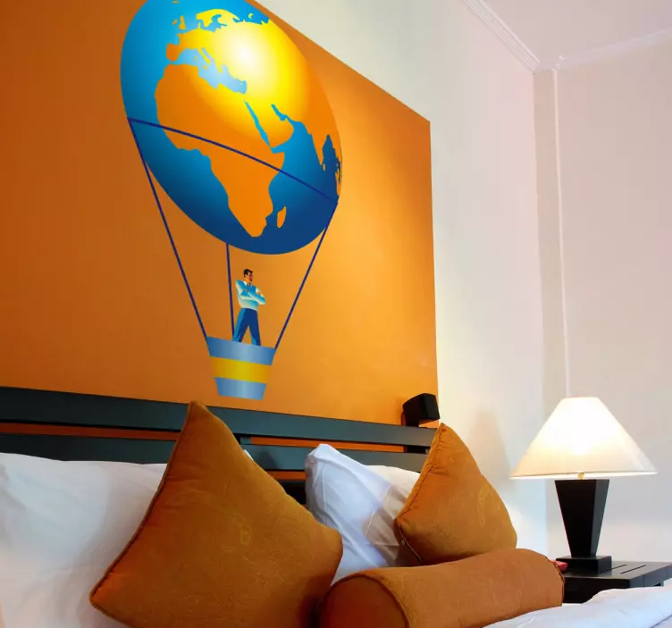 動物 シール 熱気球飛行 - TENSTICKERS