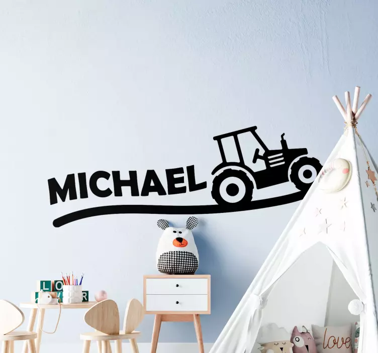 動物 シール トラクターの個人名 - TENSTICKERS