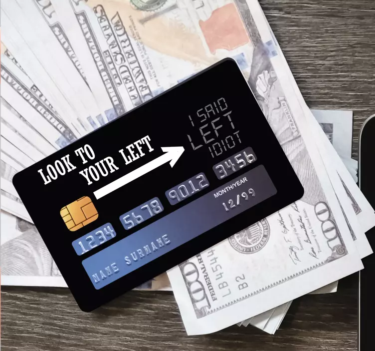 左のカードステッカーを見てください - TENSTICKERS