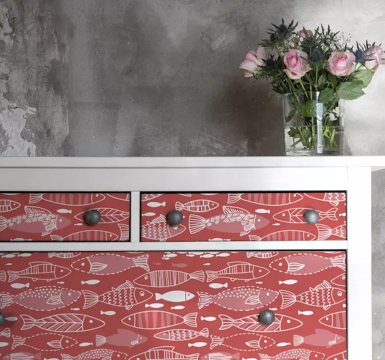 多くの海中魚（家具）家具デカール - TENSTICKERS