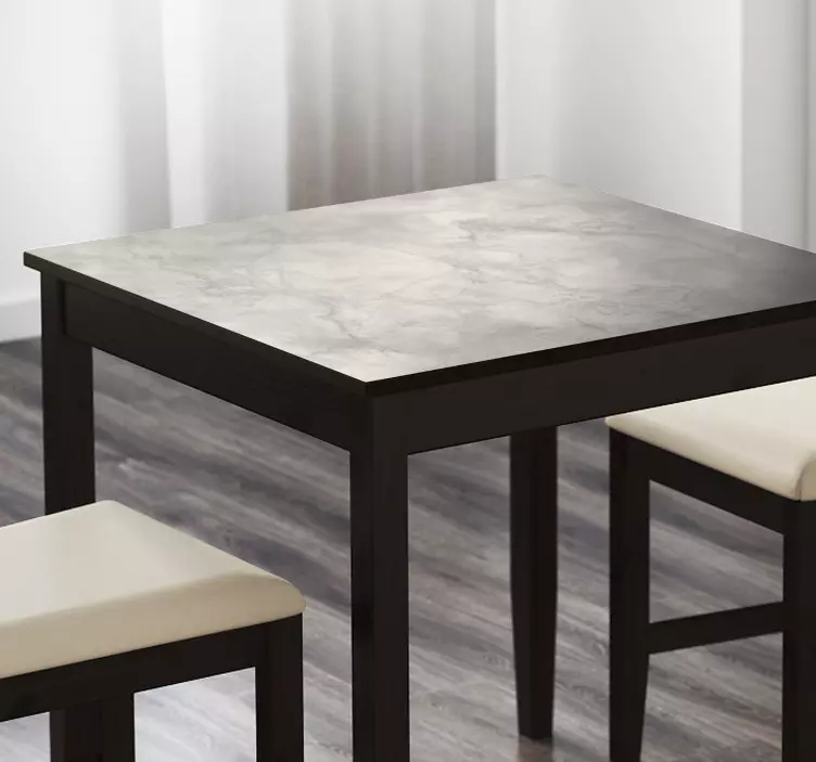 大理石効果テーブルステッカー - TENSTICKERS