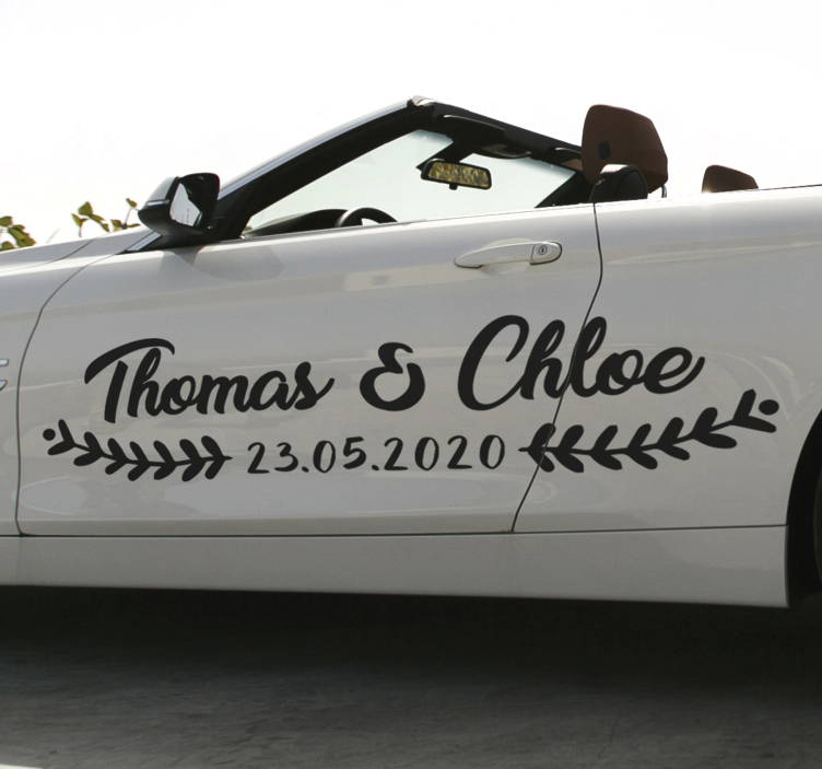 結婚の装飾の結婚式のステッカー - TENSTICKERS