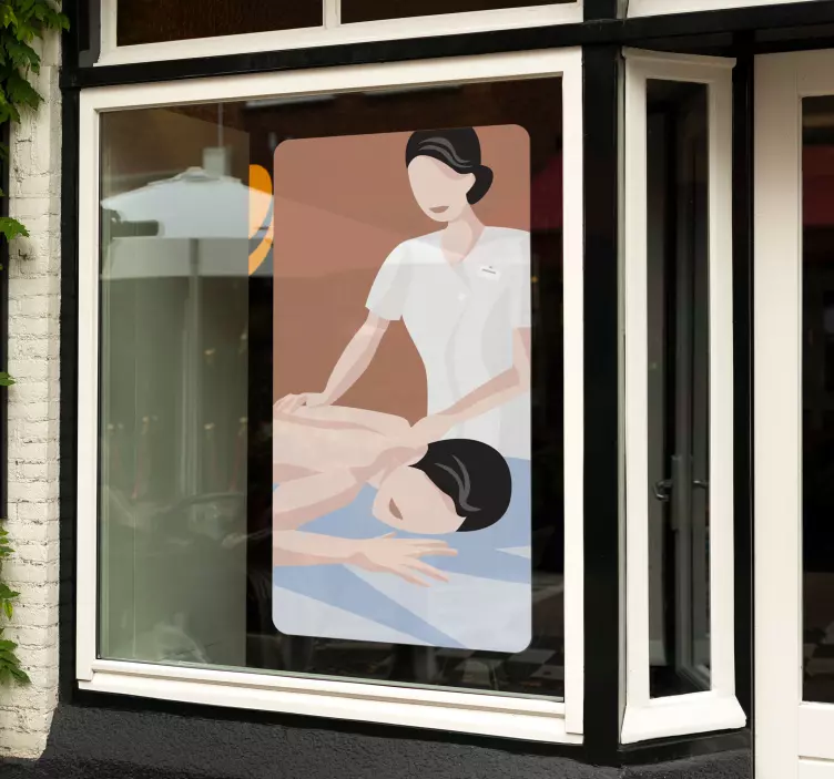 マッサージ壁画壁画 - TENSTICKERS