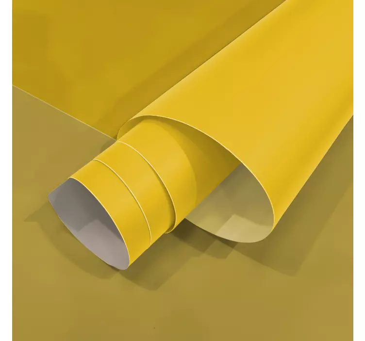 家具のステッカー マットイエロー - TENSTICKERS