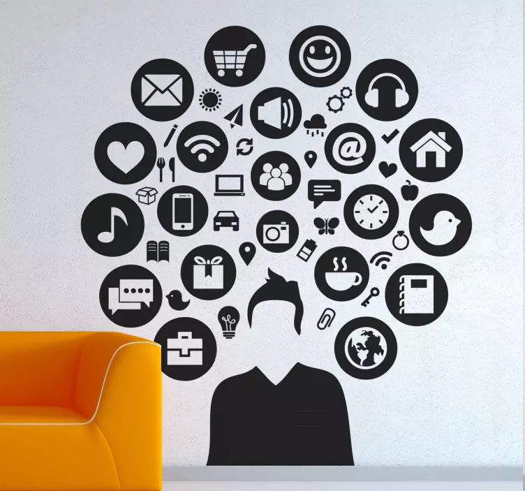 メディアマンデカール - TENSTICKERS