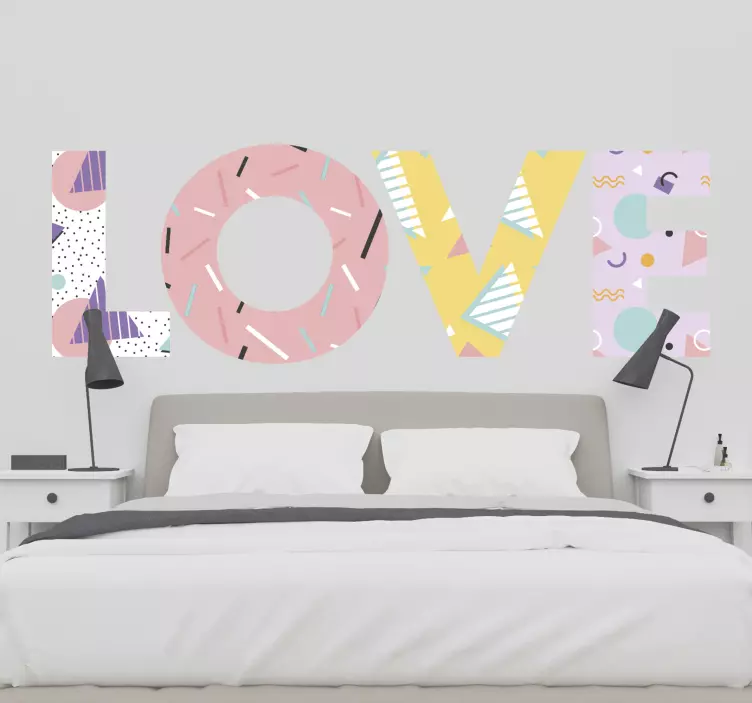 メンフィススタイルのラブステッカー - TENSTICKERS