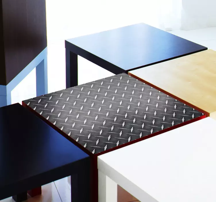 金属の質感不足デカール - TENSTICKERS