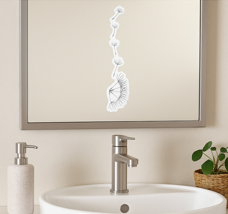 動物 シール たんぽぽの種の漂流 - TENSTICKERS