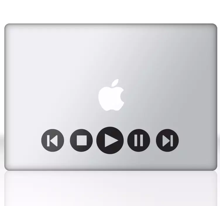 マルチメディアラップトップステッカー - TENSTICKERS