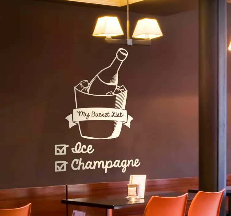 私のバケットリストウォールステッカー - TENSTICKERS