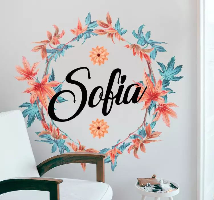 動物 シール カスタマイズされた植物の配置 - TENSTICKERS