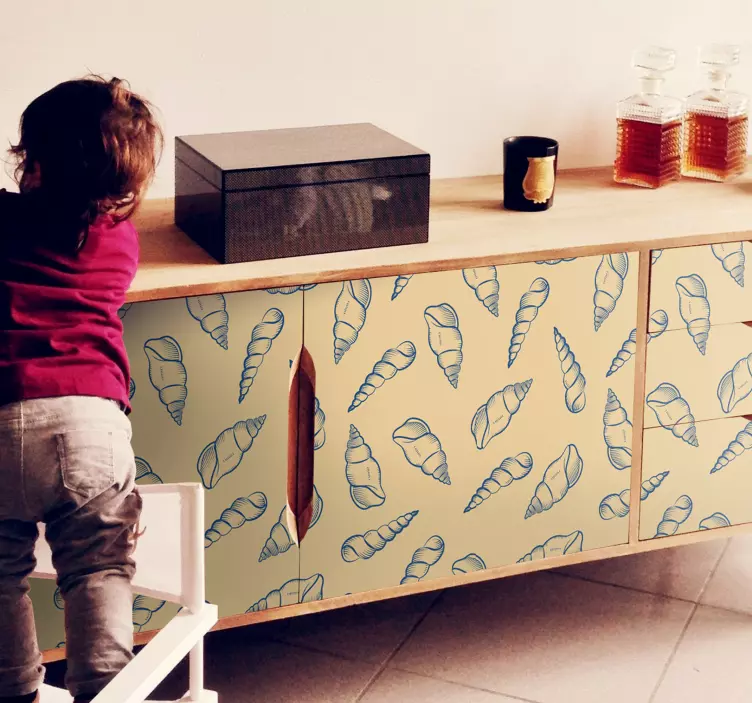 動物 シール シェルモチーフ構成 - TENSTICKERS