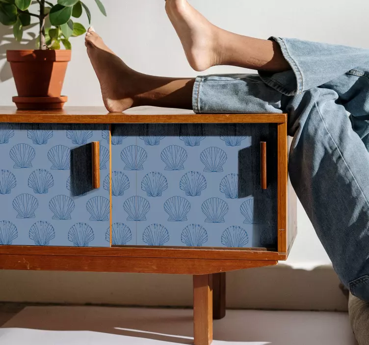 動物 シール シェルパターンモチーフ - TENSTICKERS