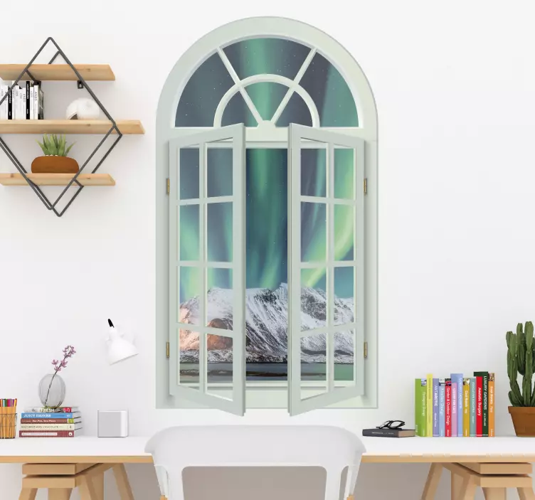 ノルウェーの風景ビューロケーションステッカー - TENSTICKERS