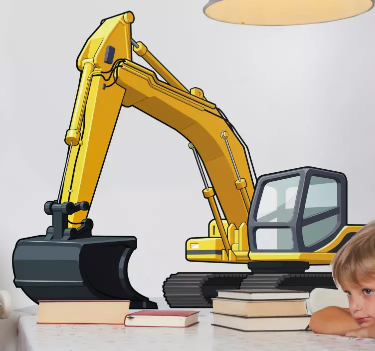 動物 シール 建設車両イラスト - TENSTICKERS