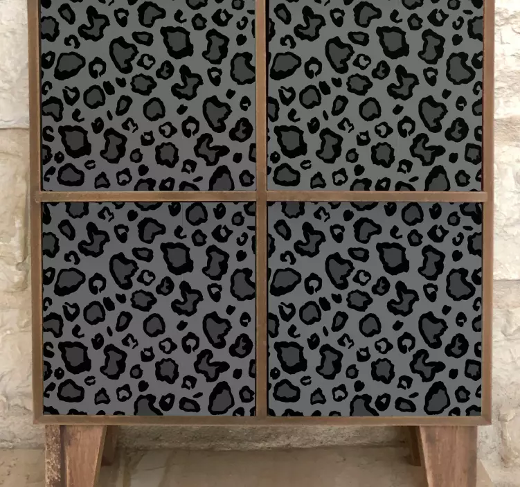 動物 シール ヒョウ柄パターン - TENSTICKERS