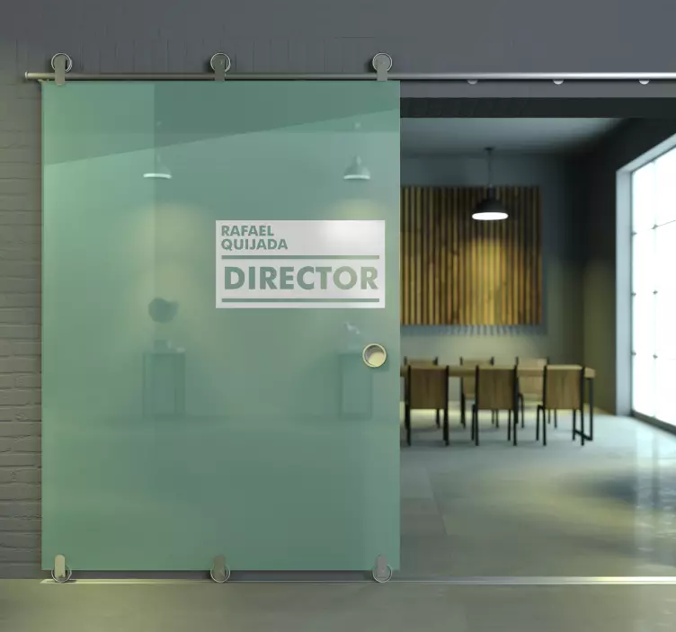 ドアステッカー カスタマイズ可能な荷物 - TENSTICKERS