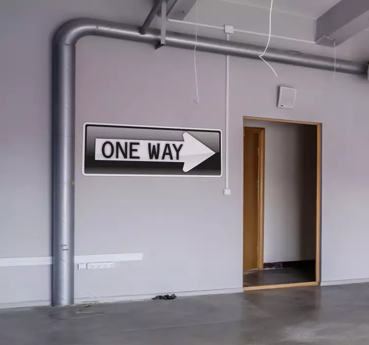 片方の装飾的なステッカー - TENSTICKERS