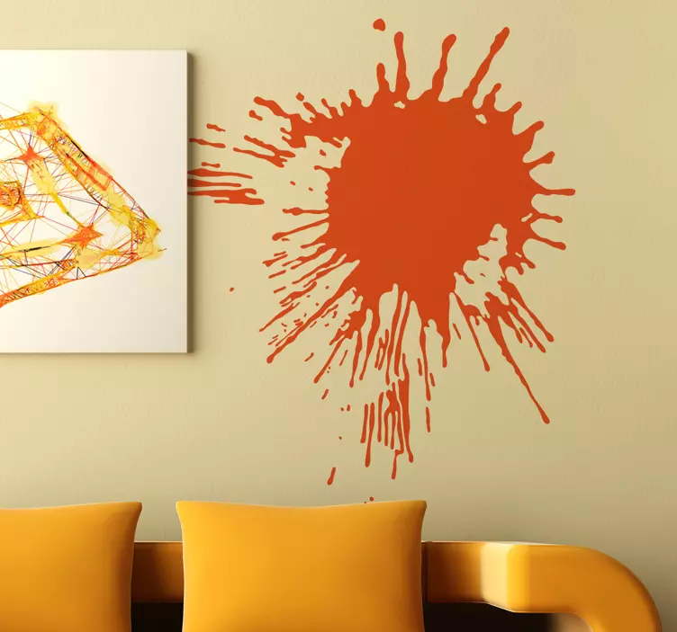 塗料スプラッシュステッカー - TENSTICKERS