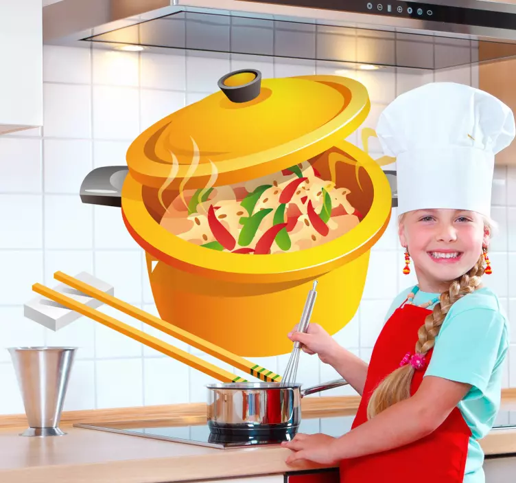 パンオリエンタルフードデカール - TENSTICKERS