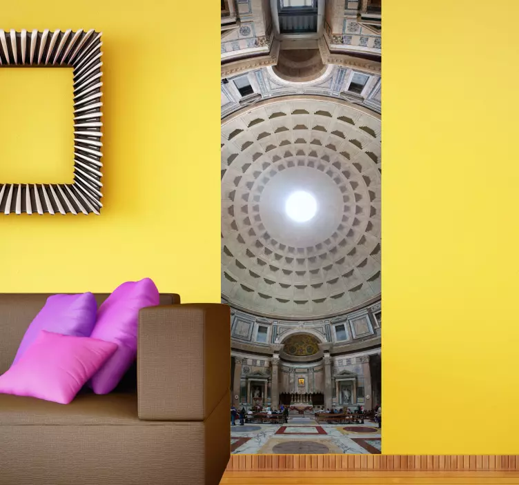 パノラマパンテオンウォールアートステッカー - TENSTICKERS