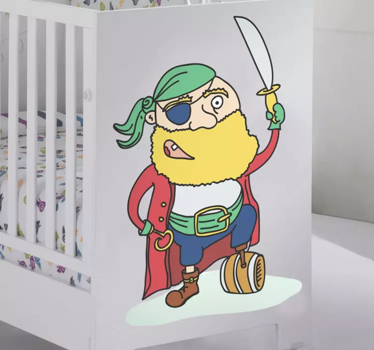 ペグレグ海賊キッズデカール - TENSTICKERS