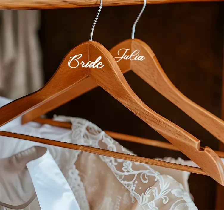 ステッカー 自作 ウェディングハンガー - TENSTICKERS