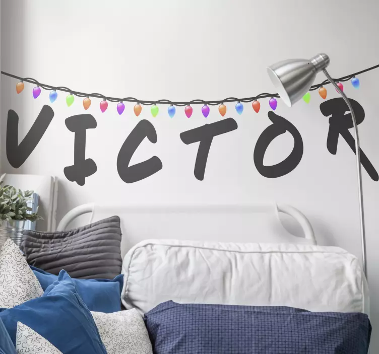 カスタマイズ可能な見知らぬ人の壁のステッカー - TENSTICKERS