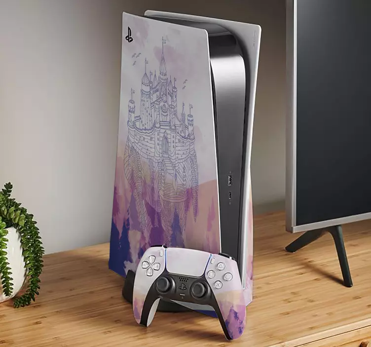 動物 シール お城のファンタジーテーマ - TENSTICKERS