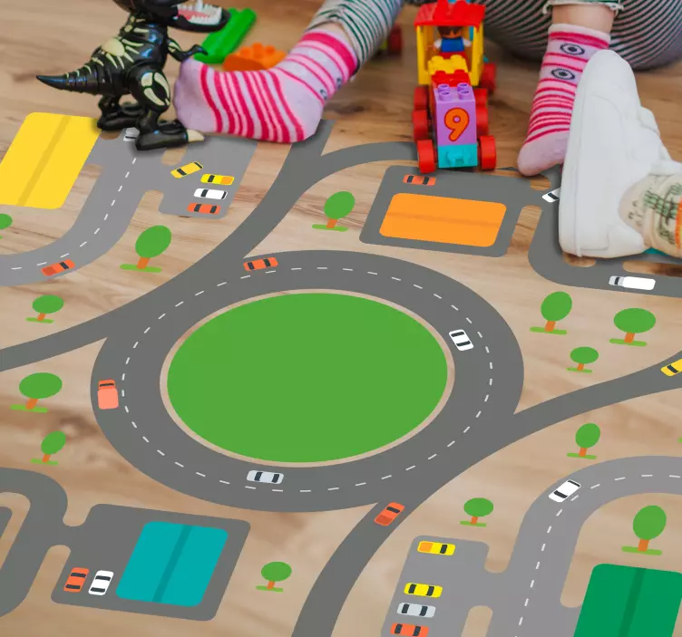 ロードプレイchildren´sフロアステッカー - TENSTICKERS