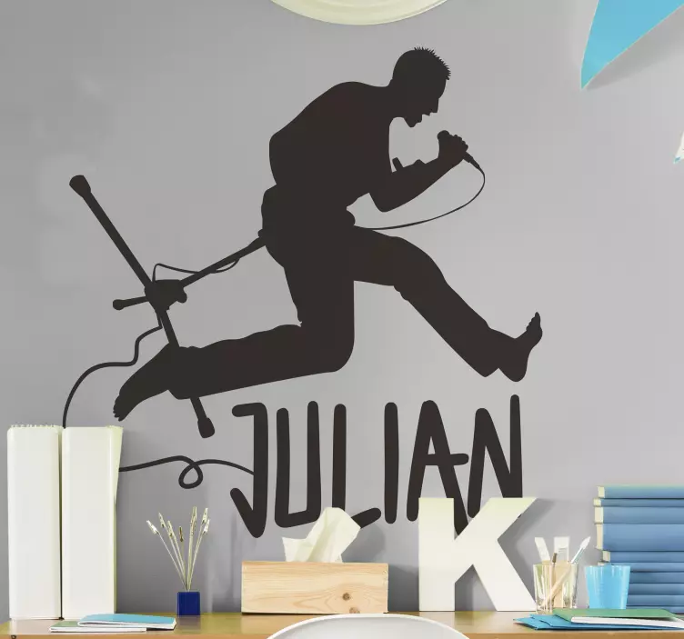 ロック歌手音楽ステッカー - TENSTICKERS