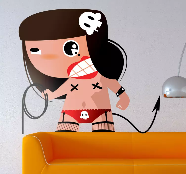 サディスティック漫画ステッカー - TENSTICKERS