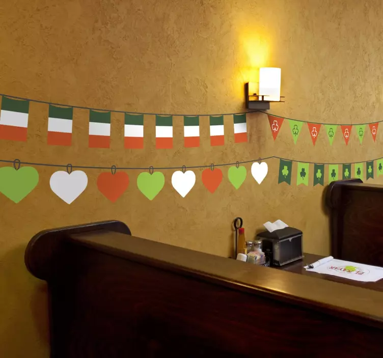 聖パトリックの日ホオジロステッカー - TENSTICKERS