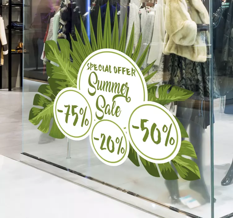 動物 シール トロピカルサマーセール - TENSTICKERS