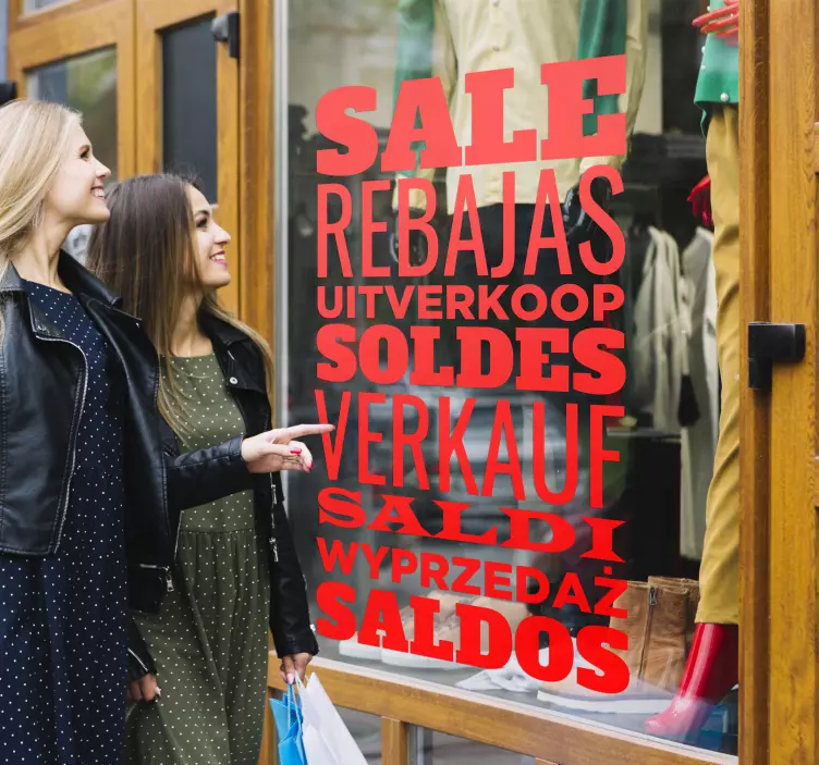 動物 シール 割引用の多言語ビニール - TENSTICKERS