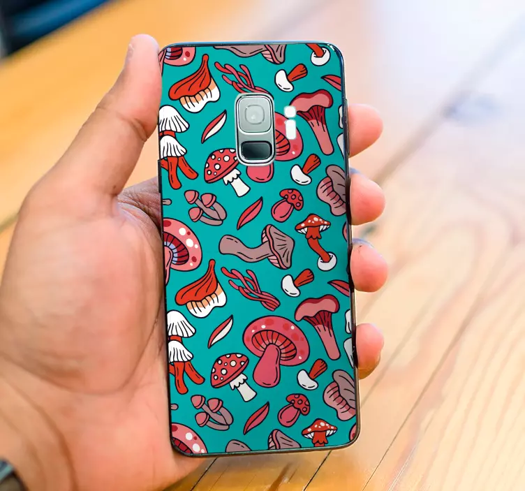 動物 シール カラフルなキノコのコンセプト - TENSTICKERS