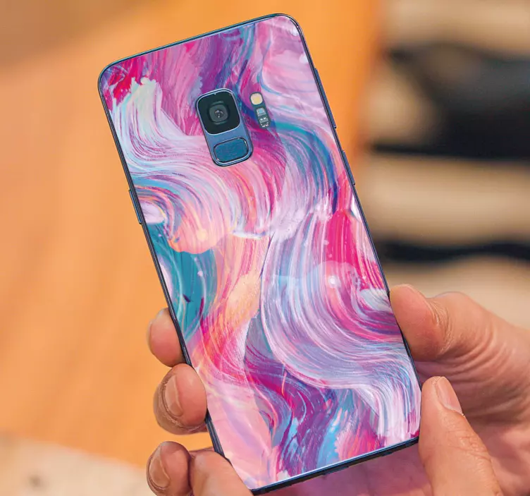 動物 シール 紫のストロークパターン - TENSTICKERS